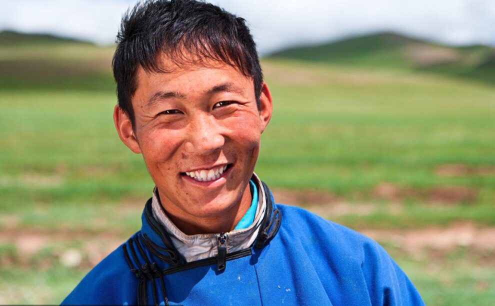 モンゴル人男性の画像