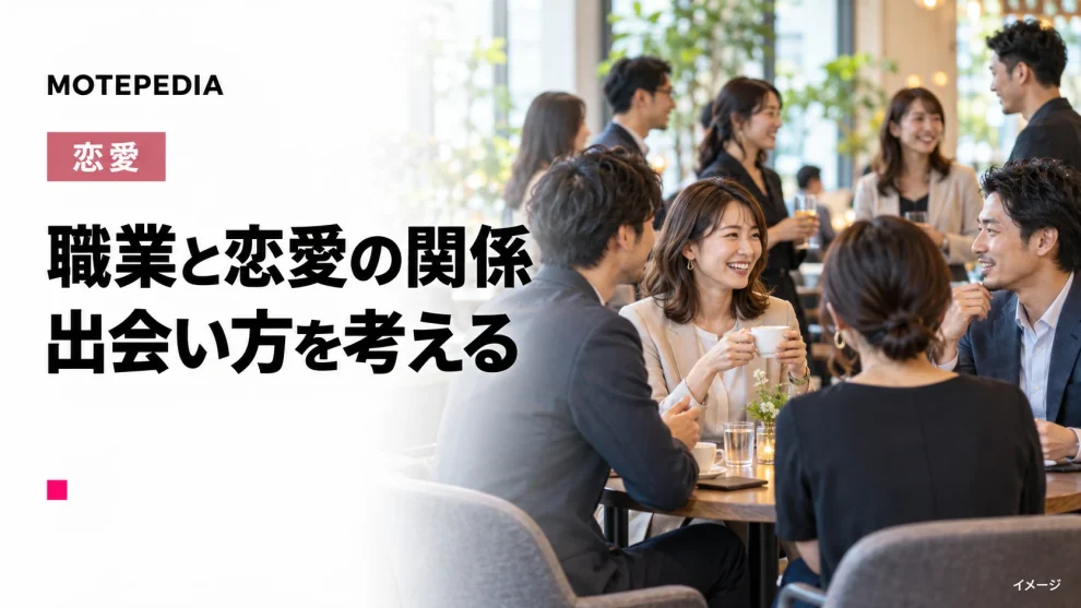 職業と恋愛の関係。出会い方を考えるのイメージ