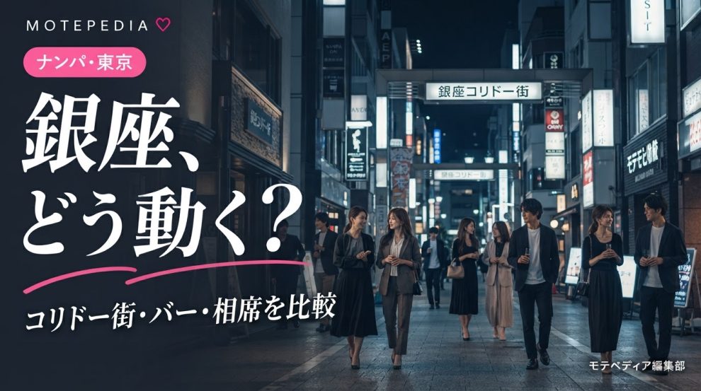 銀座のナンパスポット14選｜駅周辺・バーなど出会いが期待できる場所を紹介