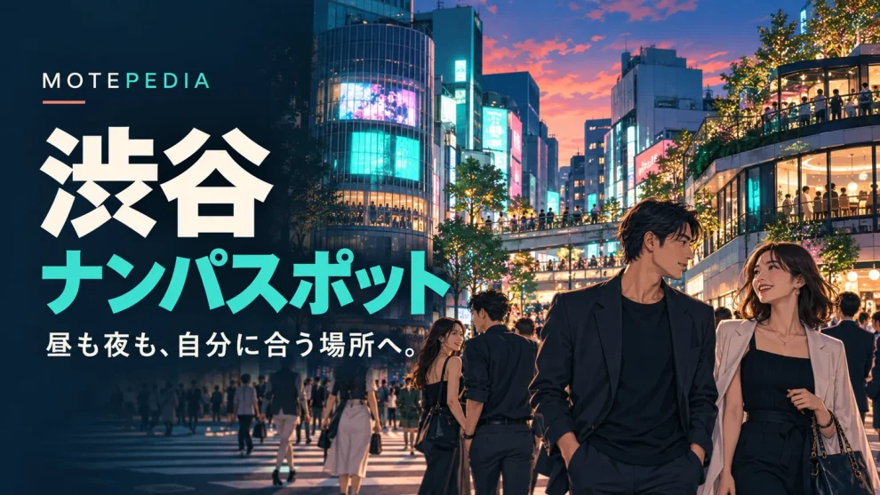 渋谷のナンパスポットを選ぶモテペディアのガイド