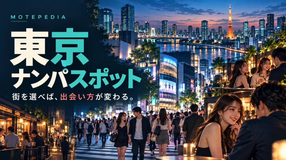 東京のナンパスポットを選ぶモテペディアのガイド