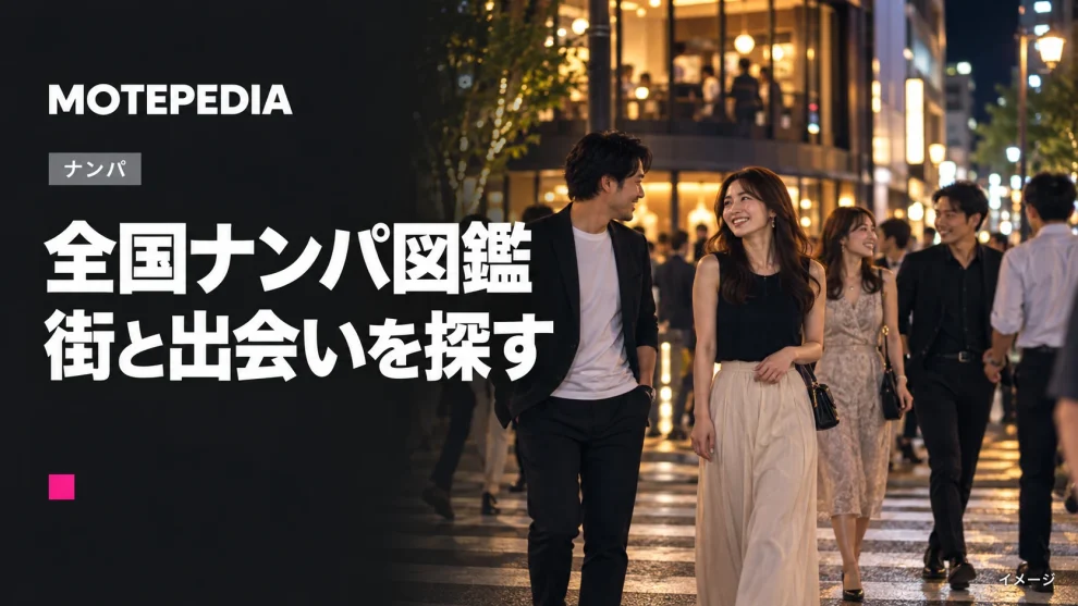 全国のヤレるナンパスポットが丸わかり、「全国ナンパ図鑑」をご紹介