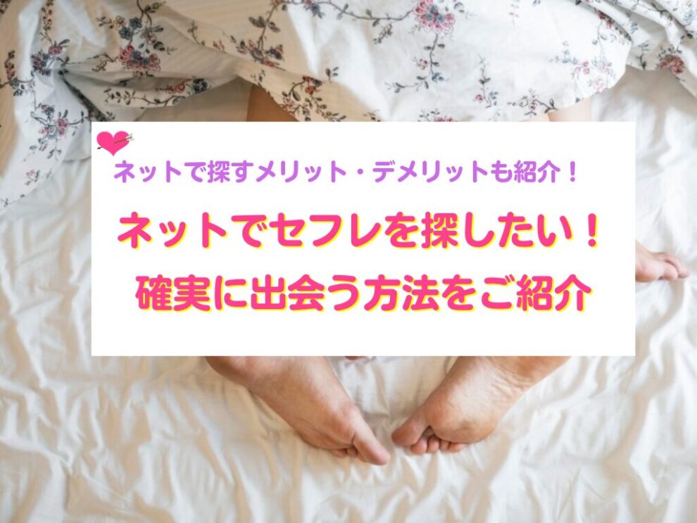 ネットでセフレを探したい！