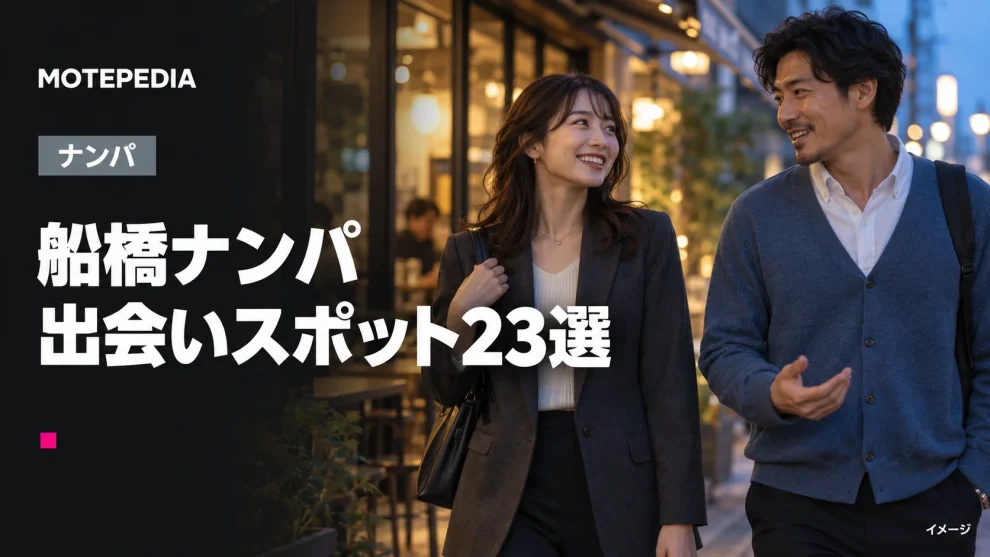 船橋ナンパ。出会いスポット23選。イメージ画像。