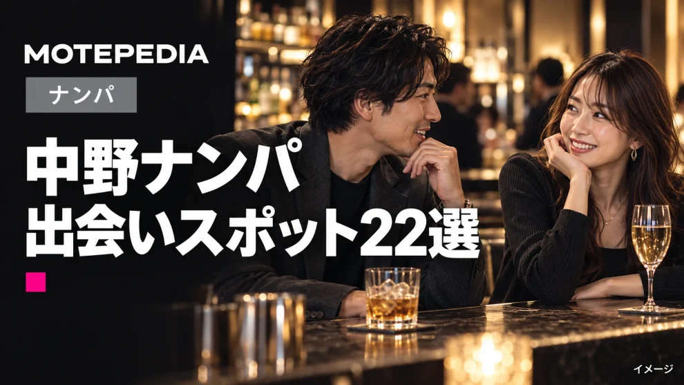 中野ナンパ。出会いスポット22選。モテペディアのアイキャッチ画像。