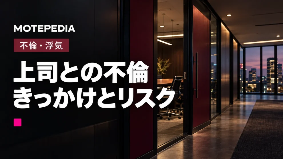職場の上司との不倫はどう始まる？きっかけ・リスク・やめ方を解説