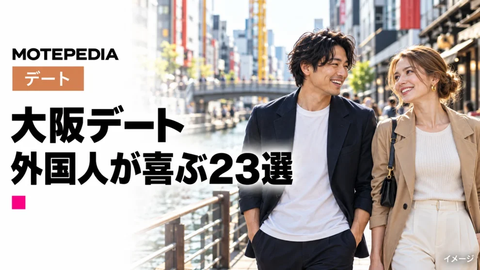 【最新版】外国人が喜ぶ大阪のデートスポット23選、飽きさせないデート選びが重要！