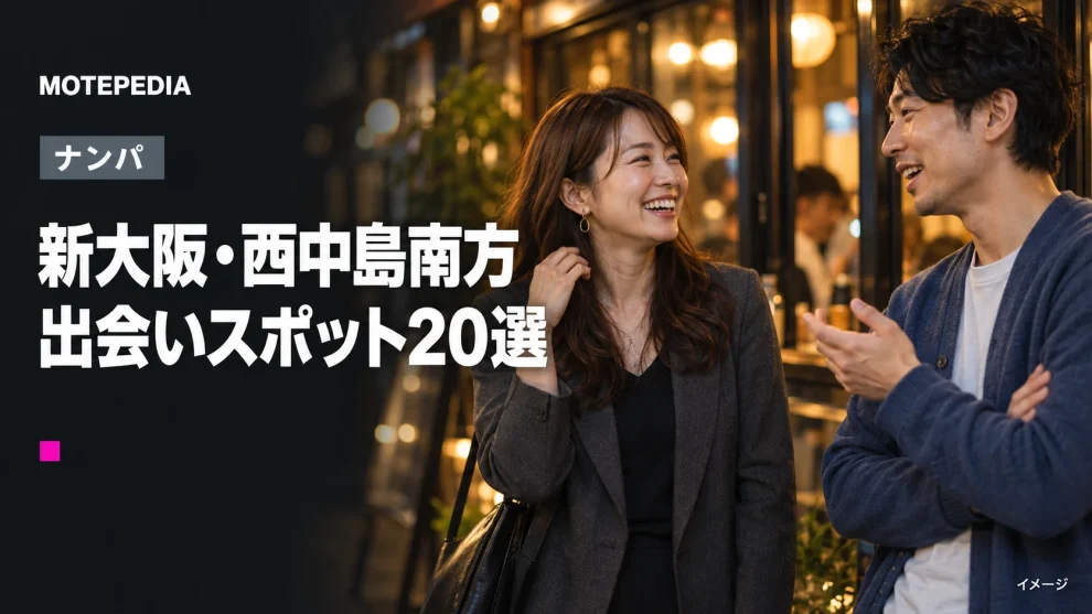 新大阪・西中島南方。出会いスポット20選。イメージ画像。