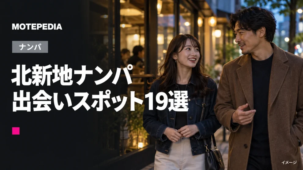北新地ナンパ。出会いスポット19選。イメージ画像。