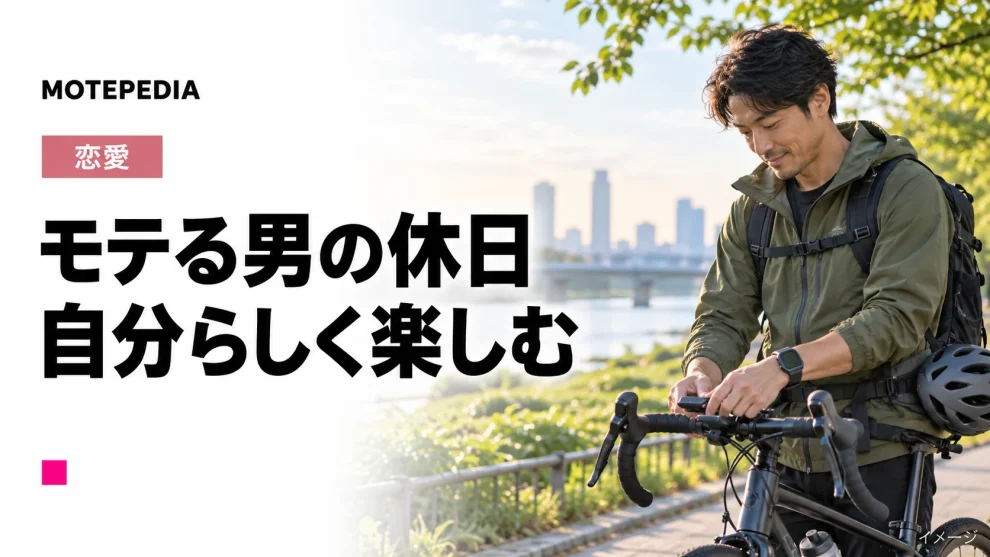 モテる男の休日。自分らしく楽しむのイメージ