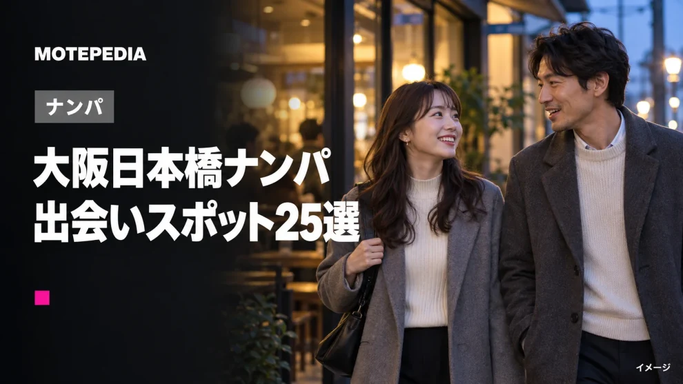 大阪日本橋のナンパスポット25選｜アニメ・オタク好きと出会える場所も紹介