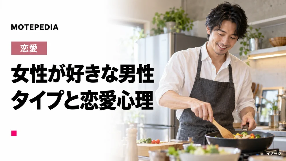 女性が好きな男性のタイプとは？モテる男の特徴・女性心理を本音で解説
