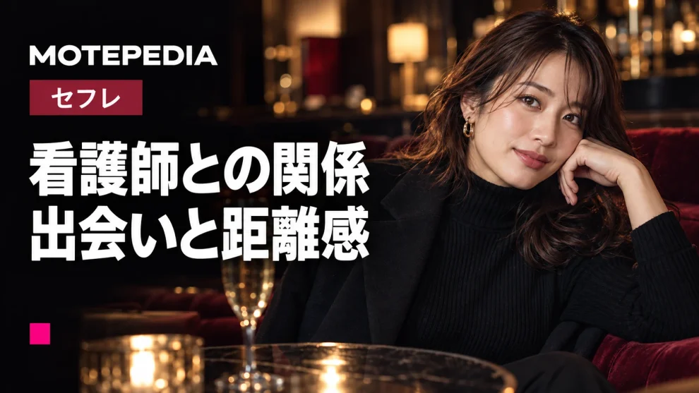 看護師との関係。出会いと距離感。モテペディアのアイキャッチ画像。