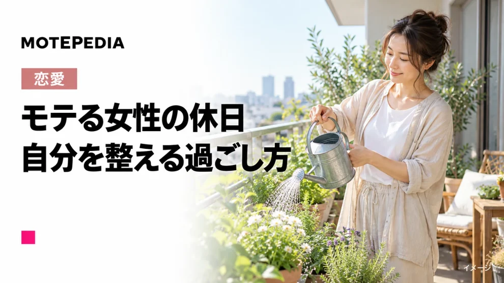 愛され女子はこう過ごす！モテる女性の休日の過ごし方とセルフメンテ術を公開♡