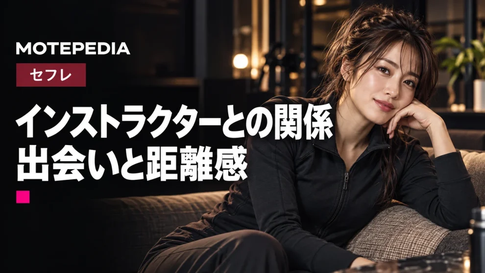 インストラクターとの関係。出会いと距離感。モテペディアのアイキャッチ画像。
