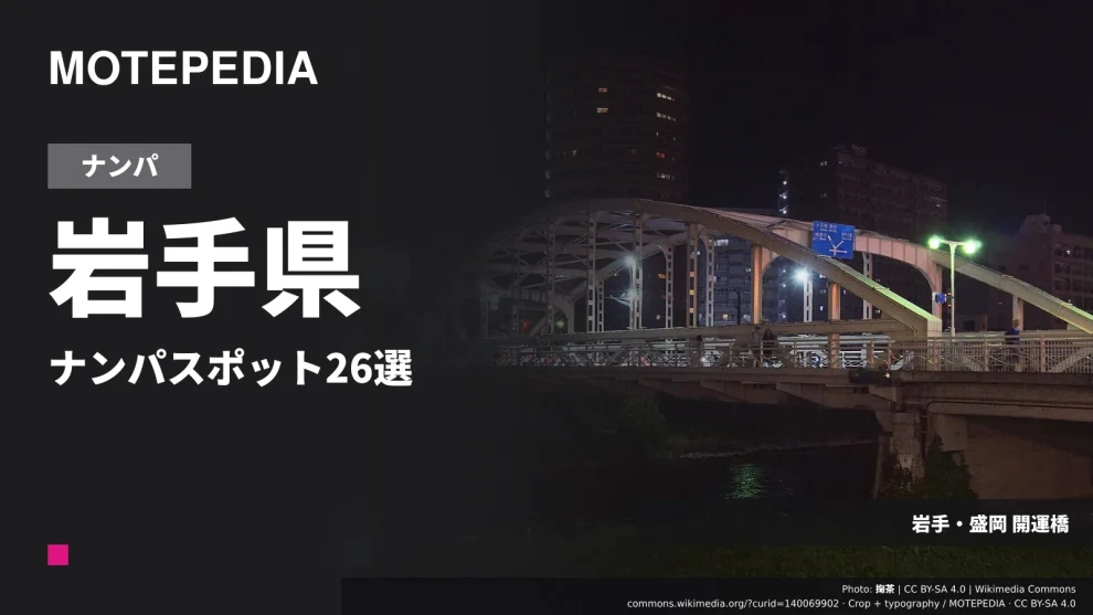【大暴露】穴場情報が満載！岩手県おすすめナンパスポット26選
