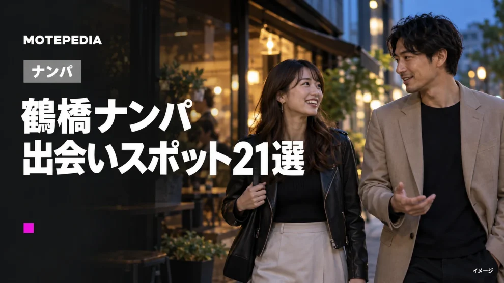 鶴橋ナンパ。出会いスポット21選。イメージ画像。