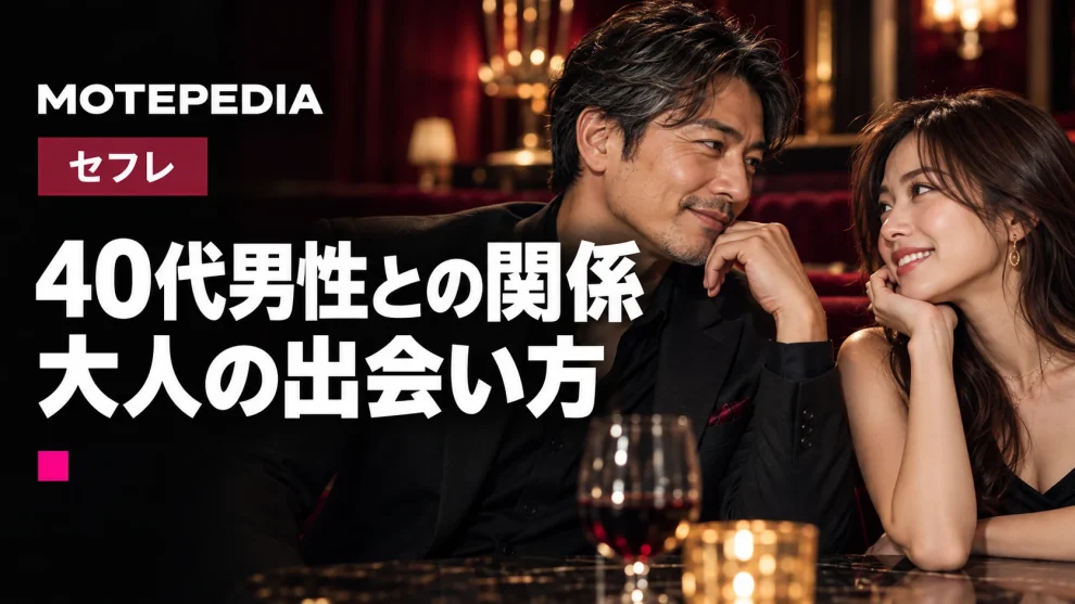 大人の魅力が抜群！女性が教える40代男性のセフレの作り方！