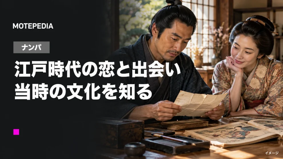 ユニークな江戸時代のナンパ方法、色恋が盛んで性にも大らか