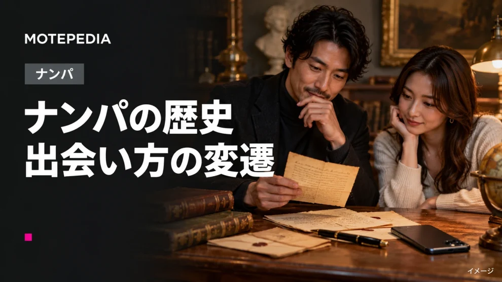 ナンパの歴史。出会い方の変遷のイメージ