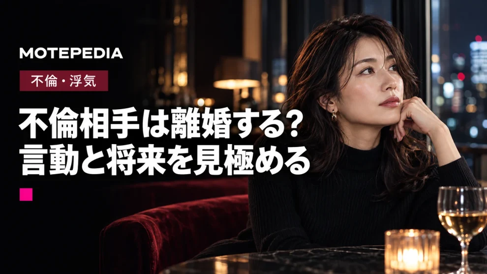 不倫相手は本当に離婚する？見極めたい言動と離婚後のリスク