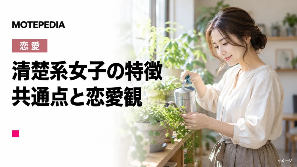 清楚系女子の特徴。共通点と恋愛観のイメージ