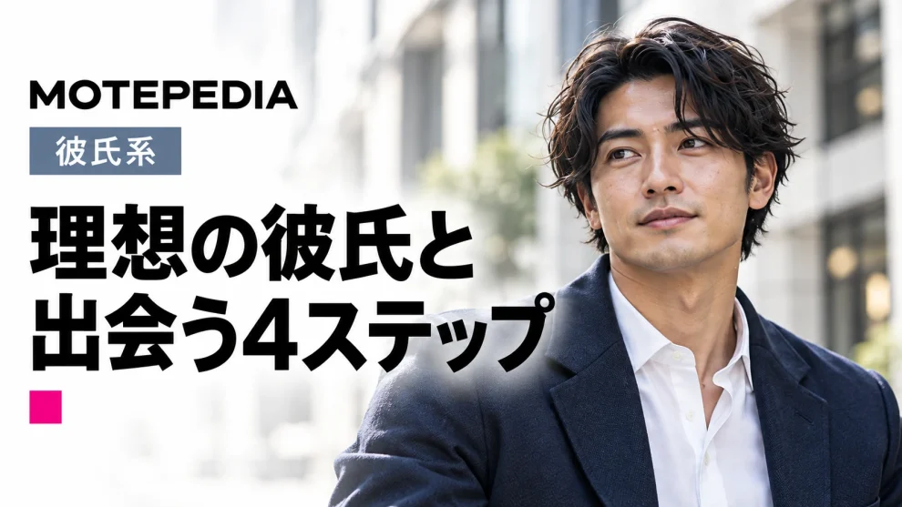理想の彼氏を手に入れるための４ステップ、育てるテクも伝授！
