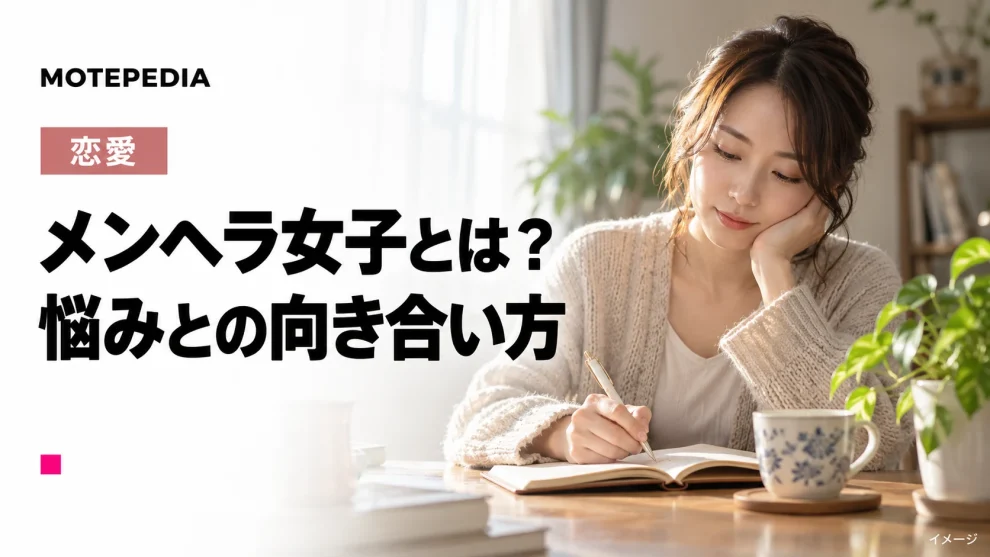 メンヘラ女子とは？。悩みとの向き合い方のイメージ