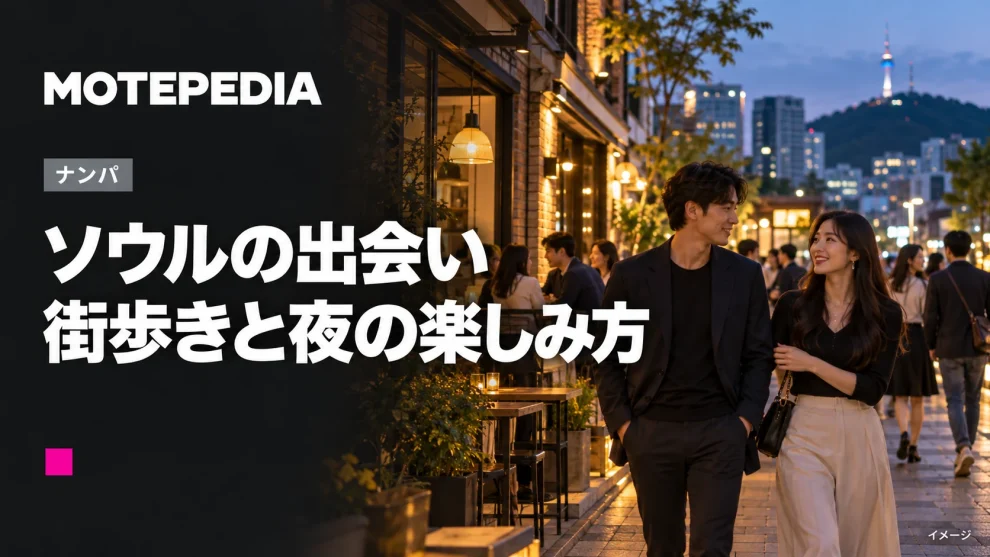 ソウルの出会い。街歩きと夜の楽しみ方のイメージ