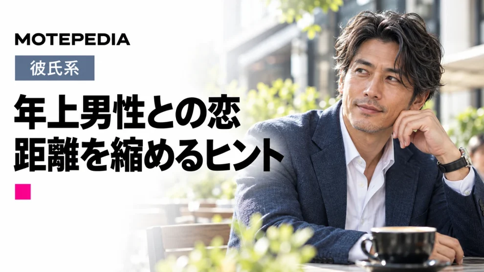意外に簡単？それとも…憧れの年上男性を彼氏にする方法！