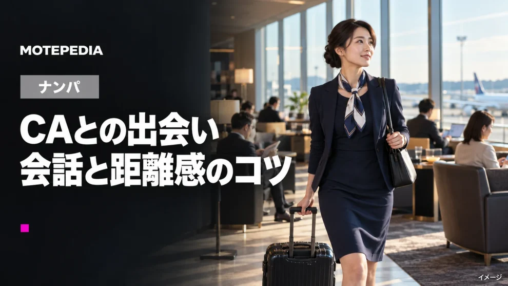 成功率ゼロじゃないって本当？！CAナンパ必勝法を伝授します！