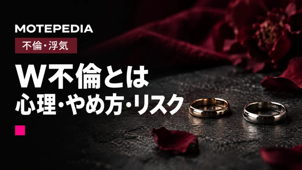 W不倫とは？始まるきっかけ・ハマりやすい心理・やめ方とリスク
