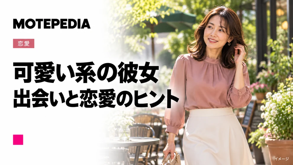 可愛い系の彼女との出会いと恋愛のヒントを紹介するイメージ