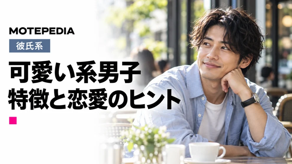 可愛い系男子。特徴と恋愛のヒント。モテペディアのイメージ画像