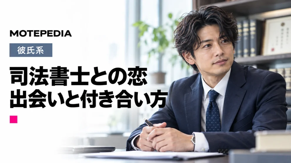 恋愛は受け身な男性多数！司法書士を彼氏にする方法