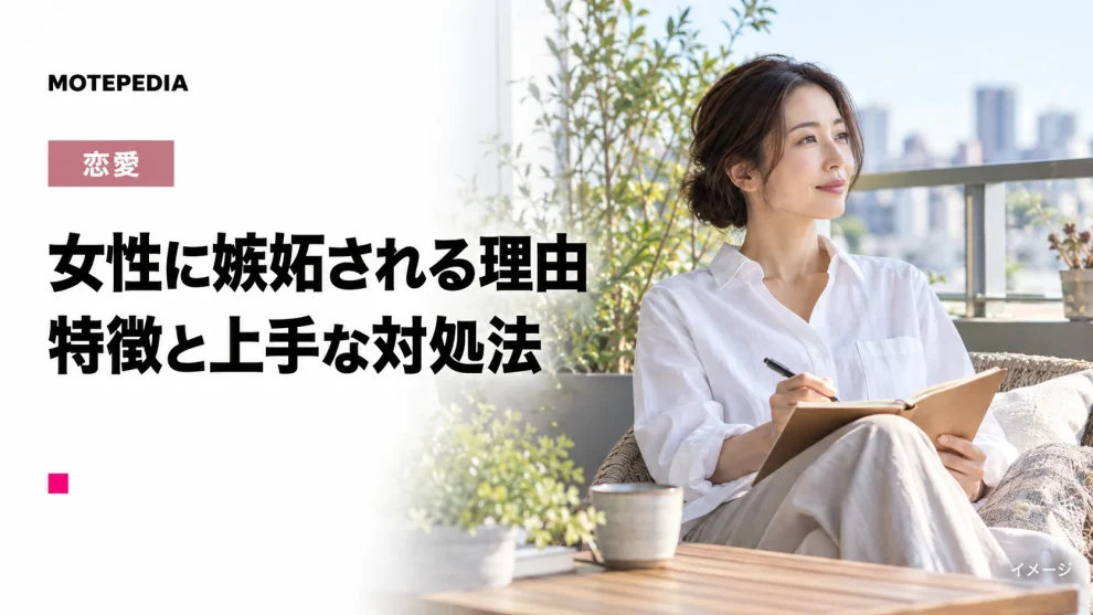 女性に嫉妬される理由。特徴と上手な対処法のイメージ