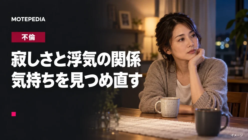 女性が「寂しい」と感じると浮気につながる？理由と関係を見直すポイント